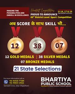 69 District and State Level Sports championship
